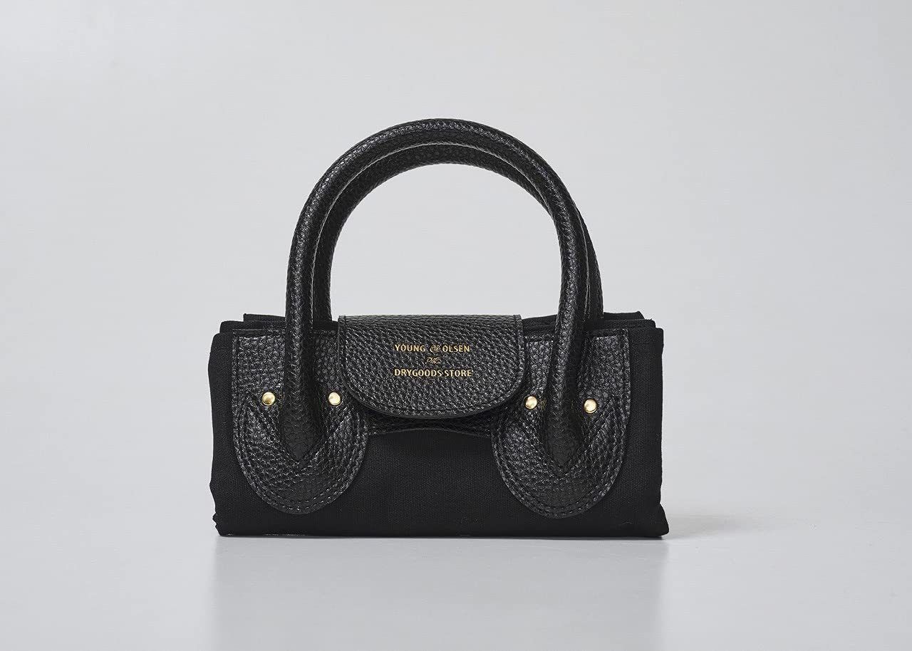YOUNG & OLSEN The DRYGOODS STORE PACKABLE BAG BOOK BLACK:5/7発売【ムック本付録】折りたためるパッカブルバッグ(黒)