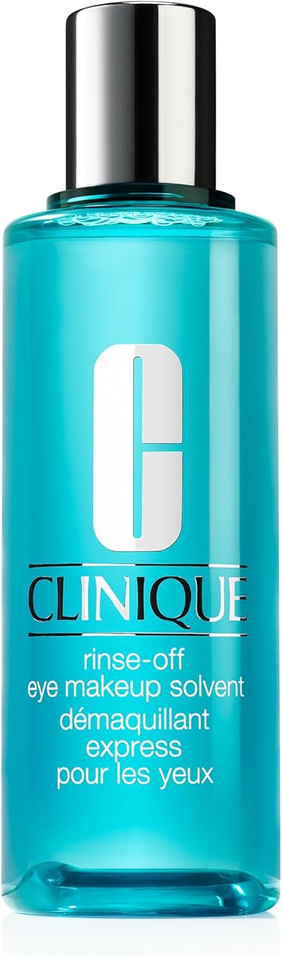 Clinique Rinse-Off Oil-Free Eye Makeup Remover Solvent 125ml Sensitive Skin