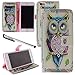 Urvoix for 5.5'' iPhone 6 Plus/ 6S Plus, Weave Owl PU Leather Flip Wallet Case Cover - w/Picture on Card Holder, Magnetic Closure for iPhone 6Plus /6SPlus (NOT fits iPhone6/6S)