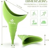 Sunany Female Urination Device Silicone Funnel Urinal for Women Camping Travel view 2