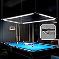Professional LED Billiard & Pool Table Light, Non-Flickering, Adjustable Height,Bright White 5000K, Rectangle