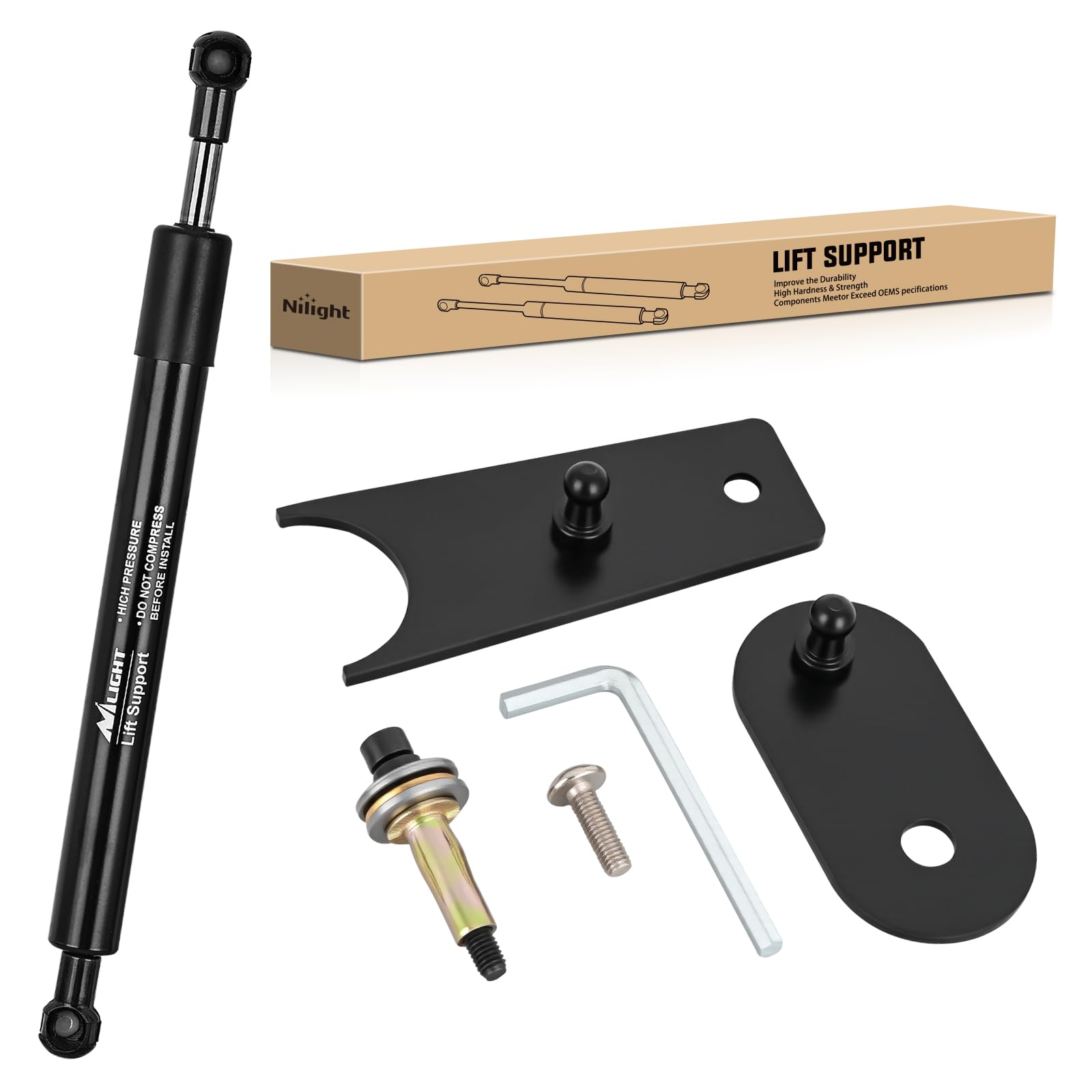 Photo 1 of Nilight Pickup Tailgate Assist Shock for 07-19 Silverado & Sierra, Truck Tail Gate Lift Assist Tailgate Shock Damper for Chevy Silverado GMC Sierra 1500 & 2500 3500 HD 2007-2015 2016 2017 2018 2019