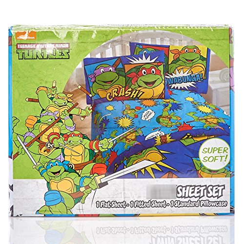 Franco 4 Pc Teenage Mutant Ninja Turtles Comforter Sheet Set