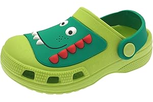 ChayChax Kid's Garden Clogs Cute Slides Sandals Toddlers Beach Pool Shower Shoes with Non-Slip Sole