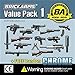 BrickArms Value Pack #1 -16 pieces Plus Random Chrome Weapon for Minifigures