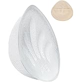 Polreta Lightweight Breast Prosthesis for Women,Swimming Mastectomy Prosthesis Breast Forms Bra Inserts with Protective Case