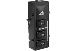 X AUTOHAUX 4x4 4WD Selector Switch for Chevy for GMC Silverado Suburban Avalanche Yukon Sierra 2003-2007 Replaces 19259312 15164519 15136040 without Auto