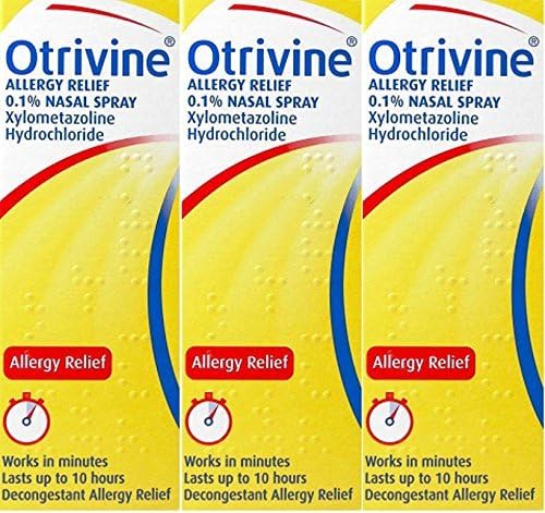 Otrivine Allergy Nasal Spray 10ml x 3 Packs by Otrivine