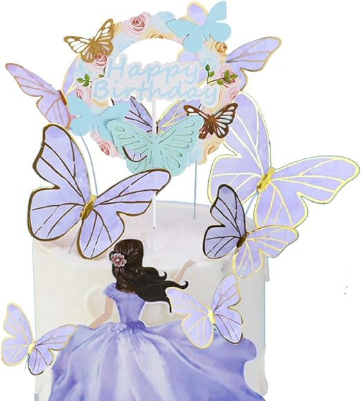 baby shower butterfly cake