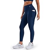 K-Swiss Leggings for Women - Soft Stretchy High Waist 25" with Pockets Lounge Yoga Pants Workout Athletic Casual