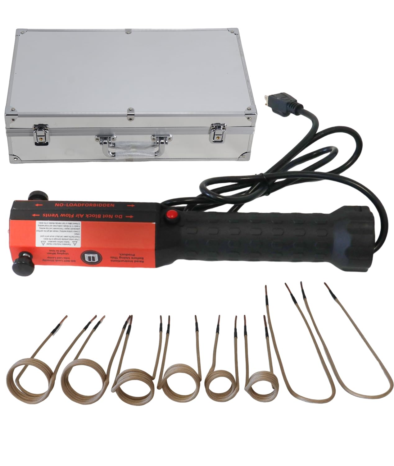 Photo 1 of Flieeya Induction Heater Bolt Removal, 1200W 110V Bolt Heater Tool with 8 Coil & Rugged Carrier Case, Safely Remove Rusty Nuts, Bolts, Screws