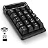 Number Pad,Portable Mini USB 2.4GHz 19-Key Financial Accounting Numeric Keypad Keyboard Extensions for Data Entry in Excel for Laptop, PC, Desktop, Surface pro, Notebook, etc (Wireless Number Pad)