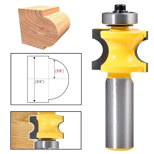 1 1 2 inch bullnose router bit