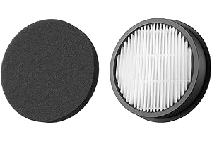 SMOTURE VAC01 Vacuum Cleaner Replacement HEPA Filter 1 pcs and Sponge filter 1 pcs