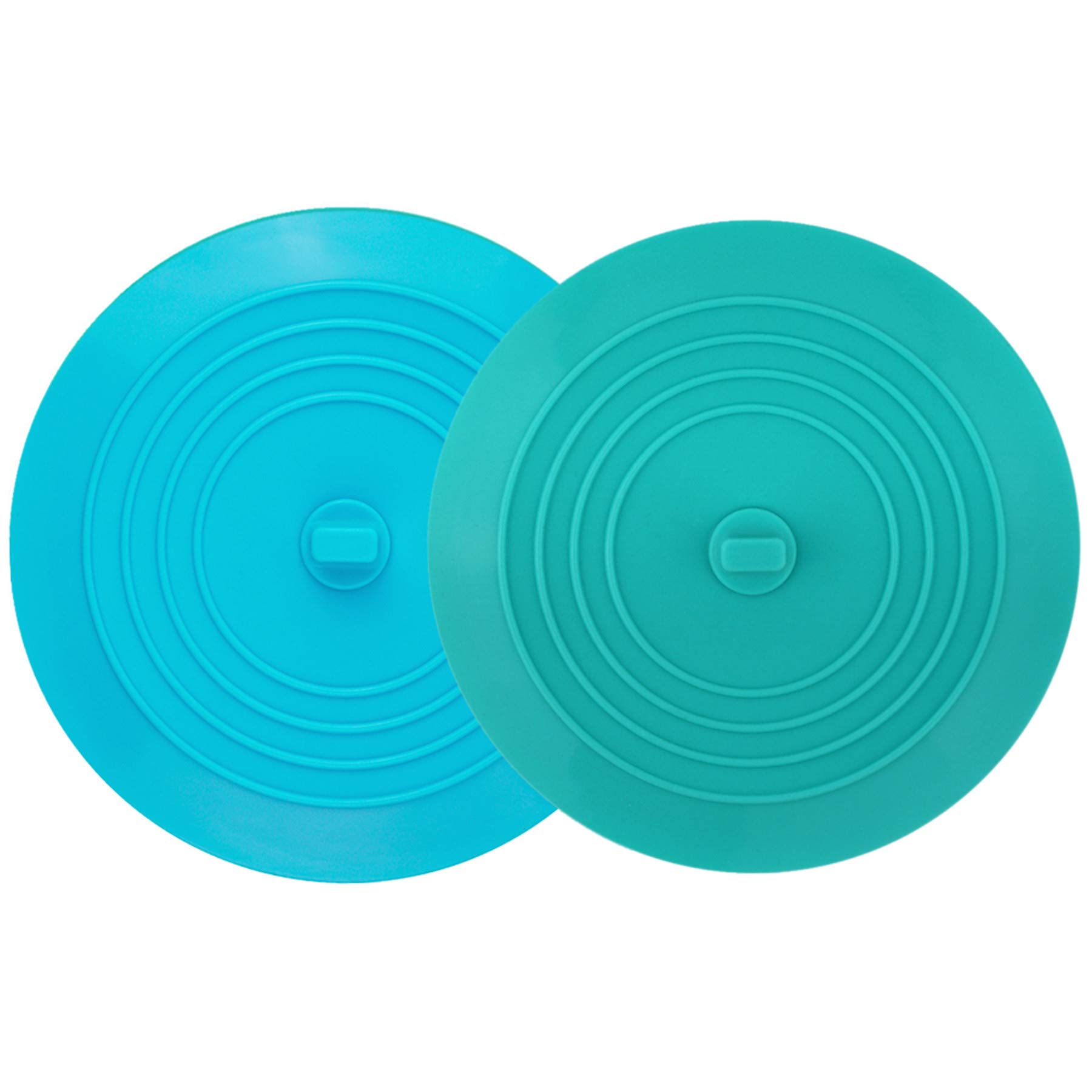 tifanso 2 Pack 6” Bathtub Tub Drain Cover Stopper, Large Silicone Suction Bathroom Drain Plug Hair Stopper, Bathroom Accessories for Kitchen and Laundry
