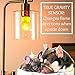 BUYLET LED Flame Effect Light Bulbs - 4 Modes w/Gravity Sensor Flickering Flicker Decorative Lantern Lamps Lighting Living Home Gifts E26 2835K 105 Lumen 50,000 Hour