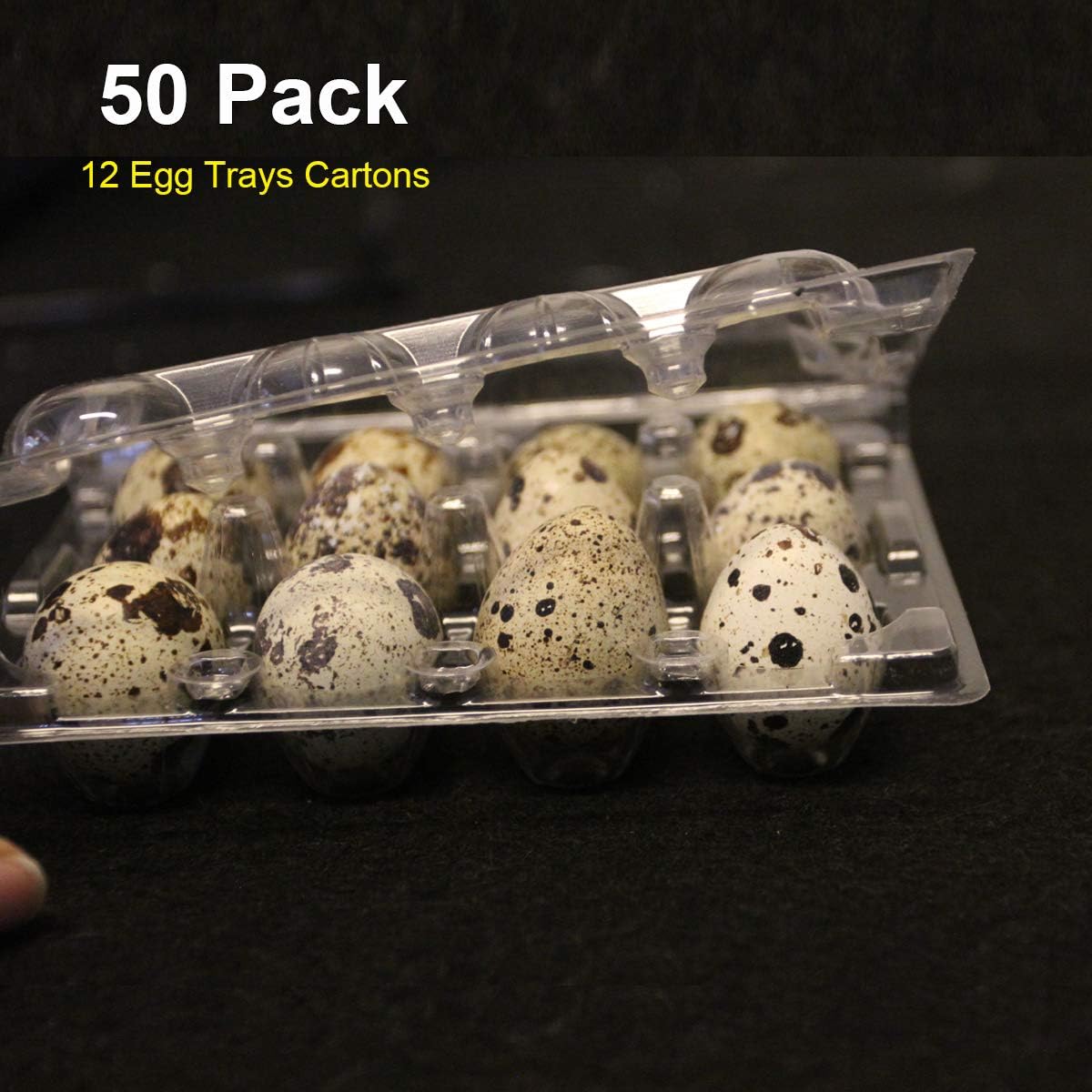 Quail Egg Cartons 50 Pack Each 12 Small Eggs Trays,Quail