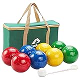 ApudArmis 90mm Bocce Balls Set, Lighter Outdoor