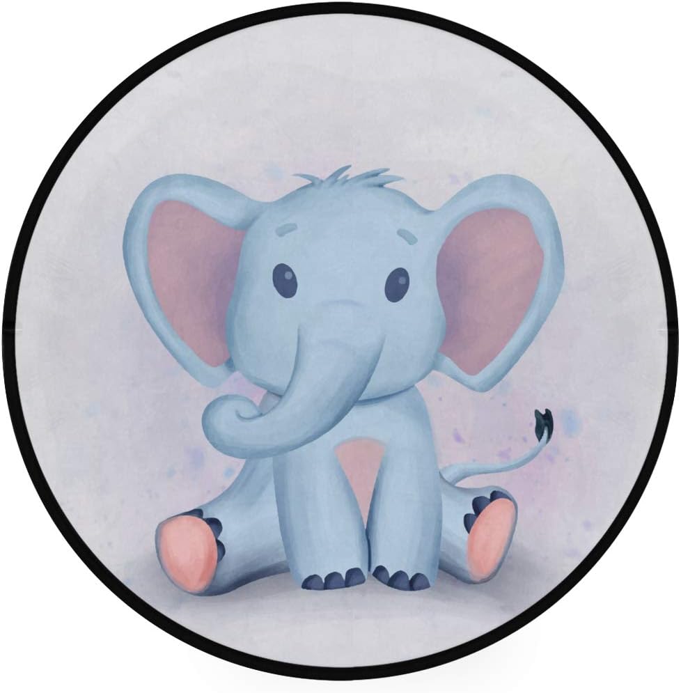 elephant baby rug