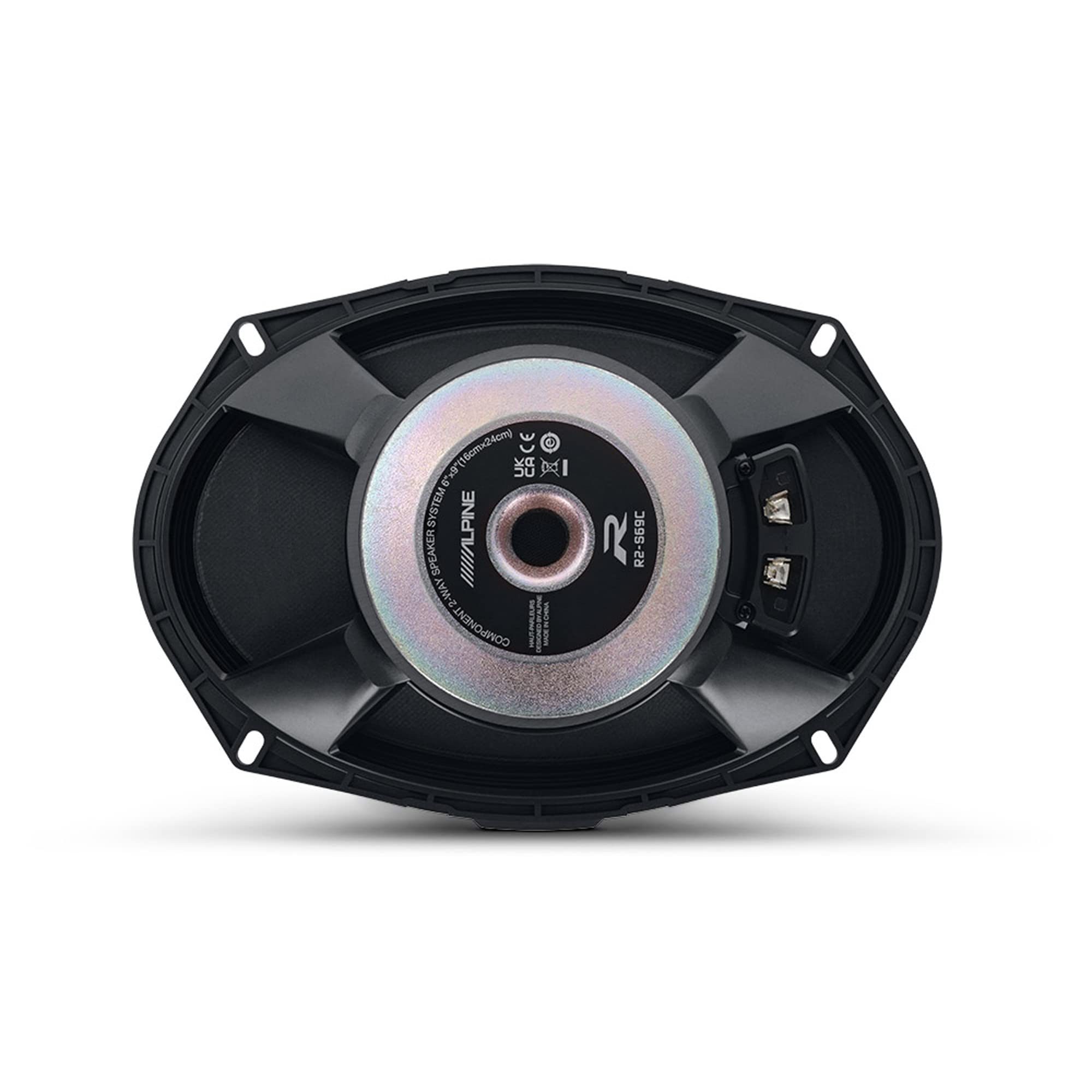 Alpine R2-S69C 6x9 R-Series High-Resolution 2-Way Component Speaker Set, Pair