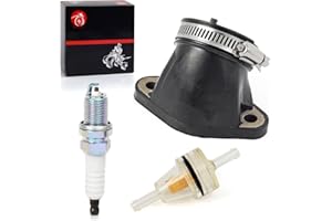 MOTO1988 Carb Intake Manifold Boot Spark Plug For Polaris Sportsman 500 4x4 6x6（NO-HO）Magnum 425 500 Big Boss 500 Ranger 400 Sportsman 335 400 3084879
