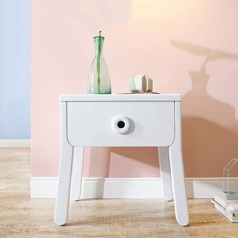 GLJ Mesita de Noche LJJL, mesita de Noche Estrecha, Armario con cajón