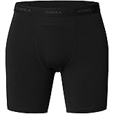 ACUSHLA Merino Wool Underwear for Men - Breathable Soft Odor Control Boxer Brief Base Layer Trunk Underpant Undies