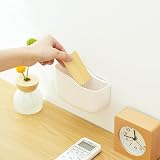 SUNFICON Universal Remote Holder Wall Mount White Organizer Caddy view 3