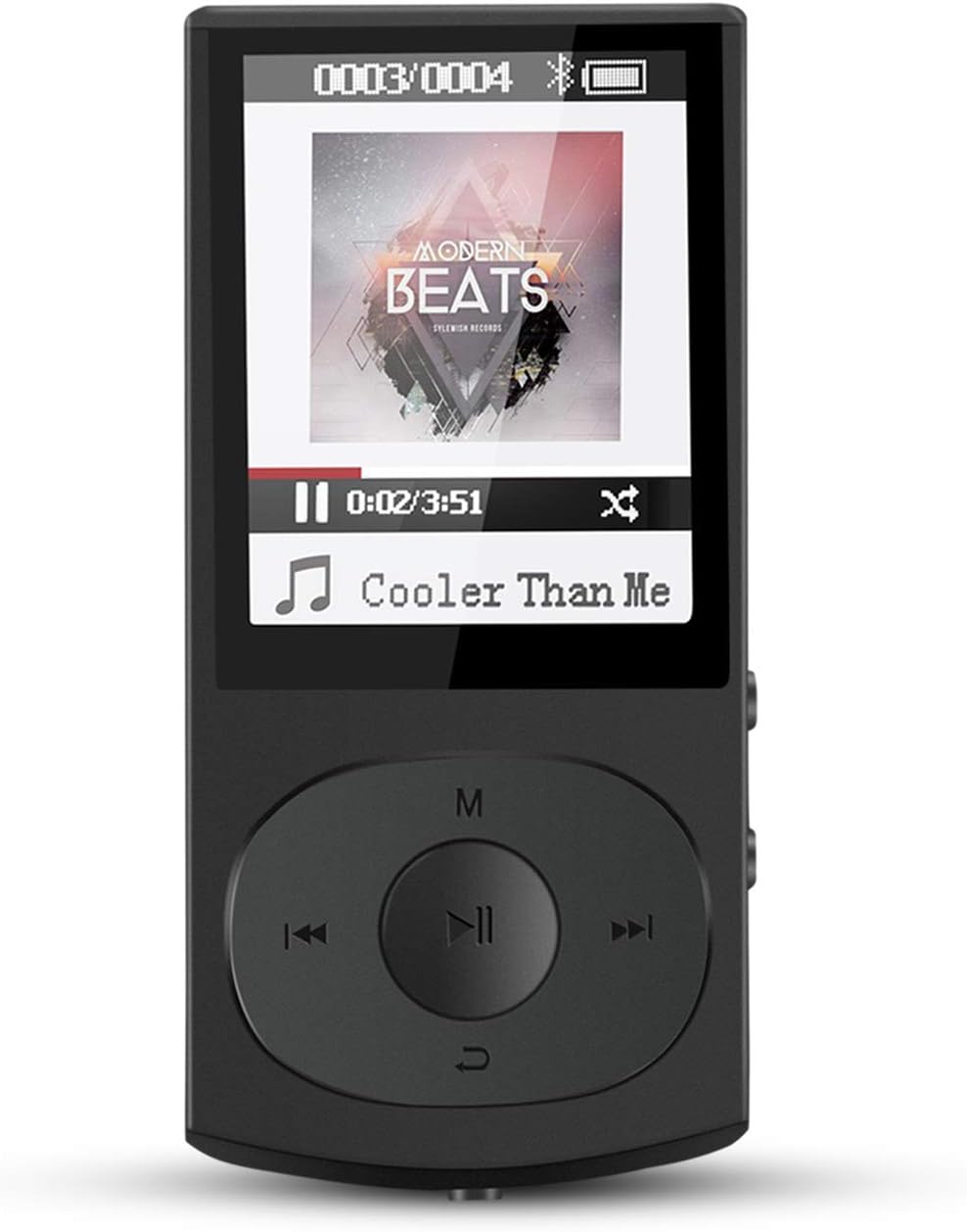 AGPTEK MP3 Player with Bluetooth 4.0, Metal Casing 8GB