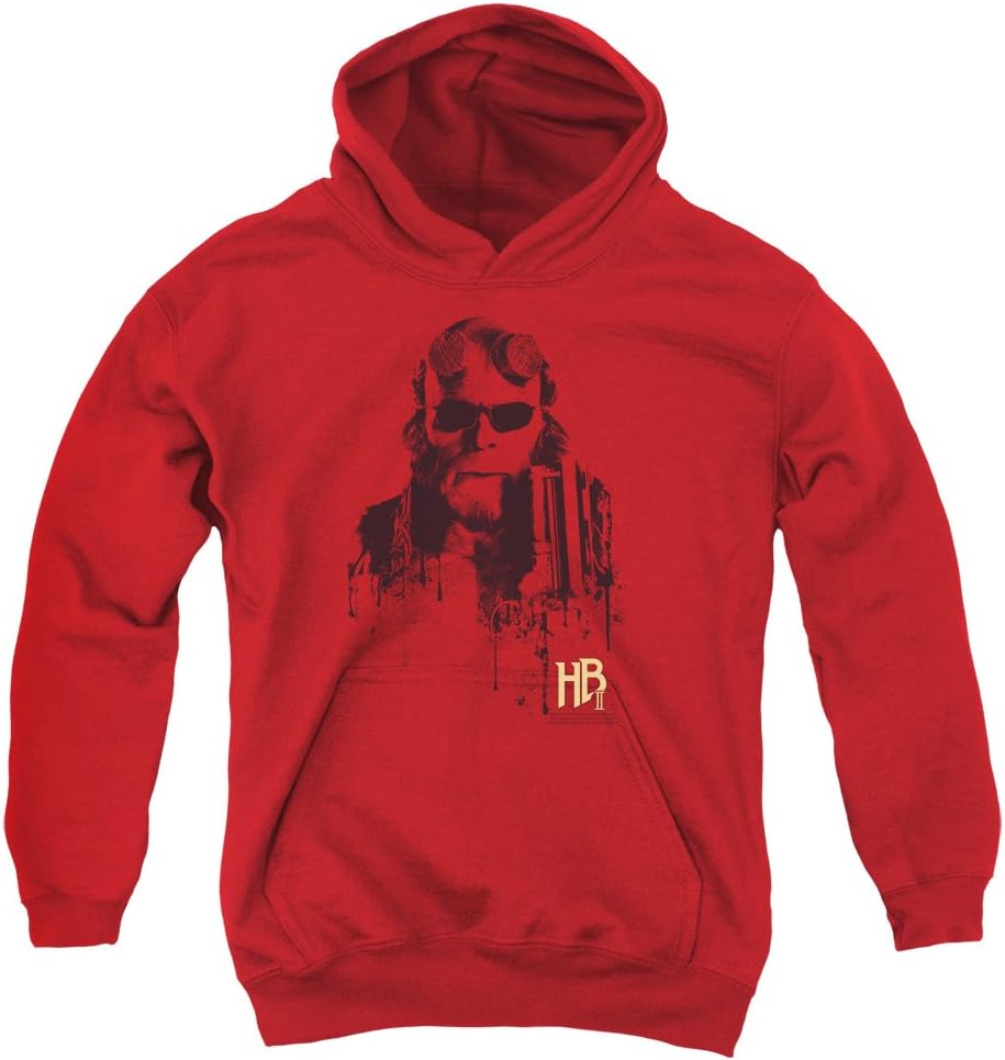 Hellboy Ii - Youth Splatter Gun Pullover Hoodie
