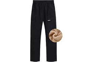 SEAUR Snow Cargo Pants Girls Kids Outdoor Waterproof Windproof Fleece-Lined Soft Shell Hiking Fishing Ski Pants