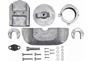 Sierra International 18-6158M Magnesium Anode Kit for Mercruiser Alpha I Gen II, White
