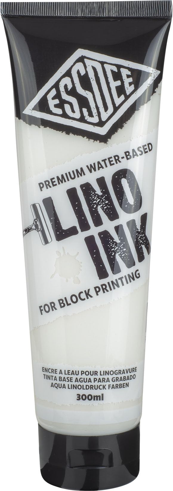 Essdee Block Printing Ink White, LPI/12, 300ml
