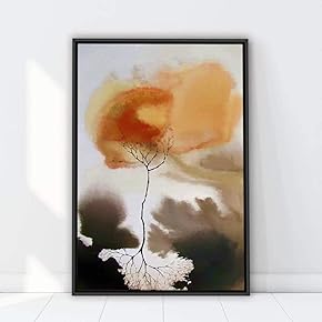 signwin Framed Canvas Wall Art Abstract Trees Canvas...