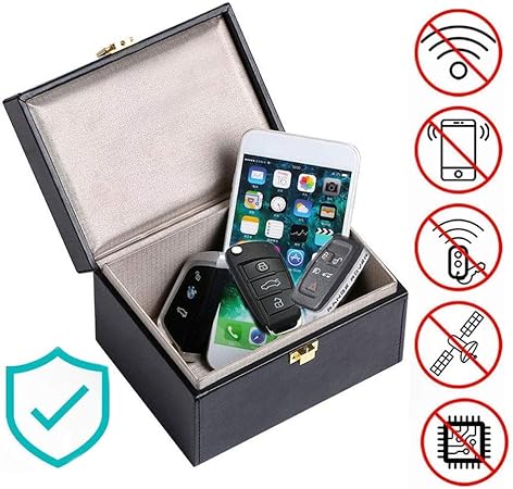 DokFin Caja del Bloqueador De La Señal De La Llave del Coche, Caja De La Caja