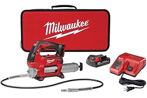 MILWAUKEE M18 Cordless 2-Speed Grease Gun Kit - No. 2646-21CT