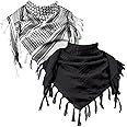 FREE SOLDIER Scarf Military Shemagh Tactical Desert Keffiyeh Head Neck Scarf Arab Wrap with Tassel for Men Women