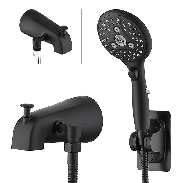 PROOX ALL METAL TUB SPOUT WITH DIVERTER MATTE...