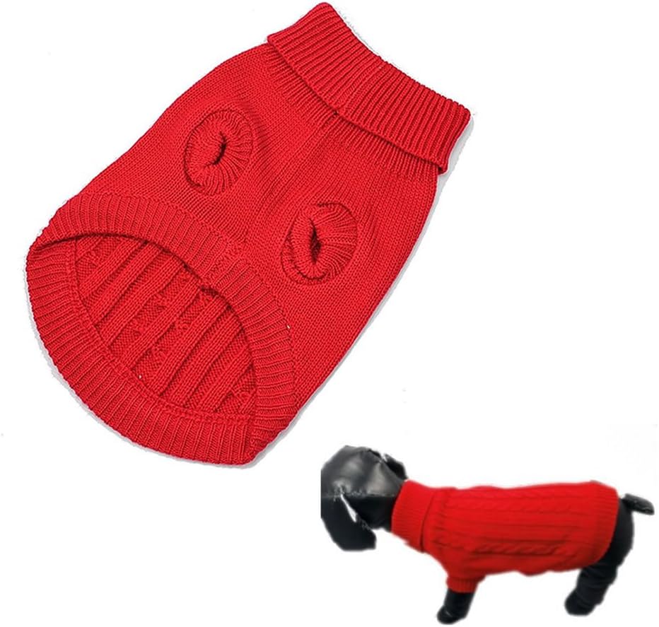 Losuya® Dog Warm Coat Cute Pet Puppy Cat Jumper Sweater Knitwear Apparel Clothes (M)
