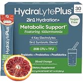 Hydralyte Plus Metabolic Support | Electrolyte Powder Packets GLP-1 | Sugar Free Metabolism &amp; Weight Loss Electrolyte Drink Mix for GLP-1 Users &ndash; Supports Hydration, Energy &amp; Gut Health, 30 Count