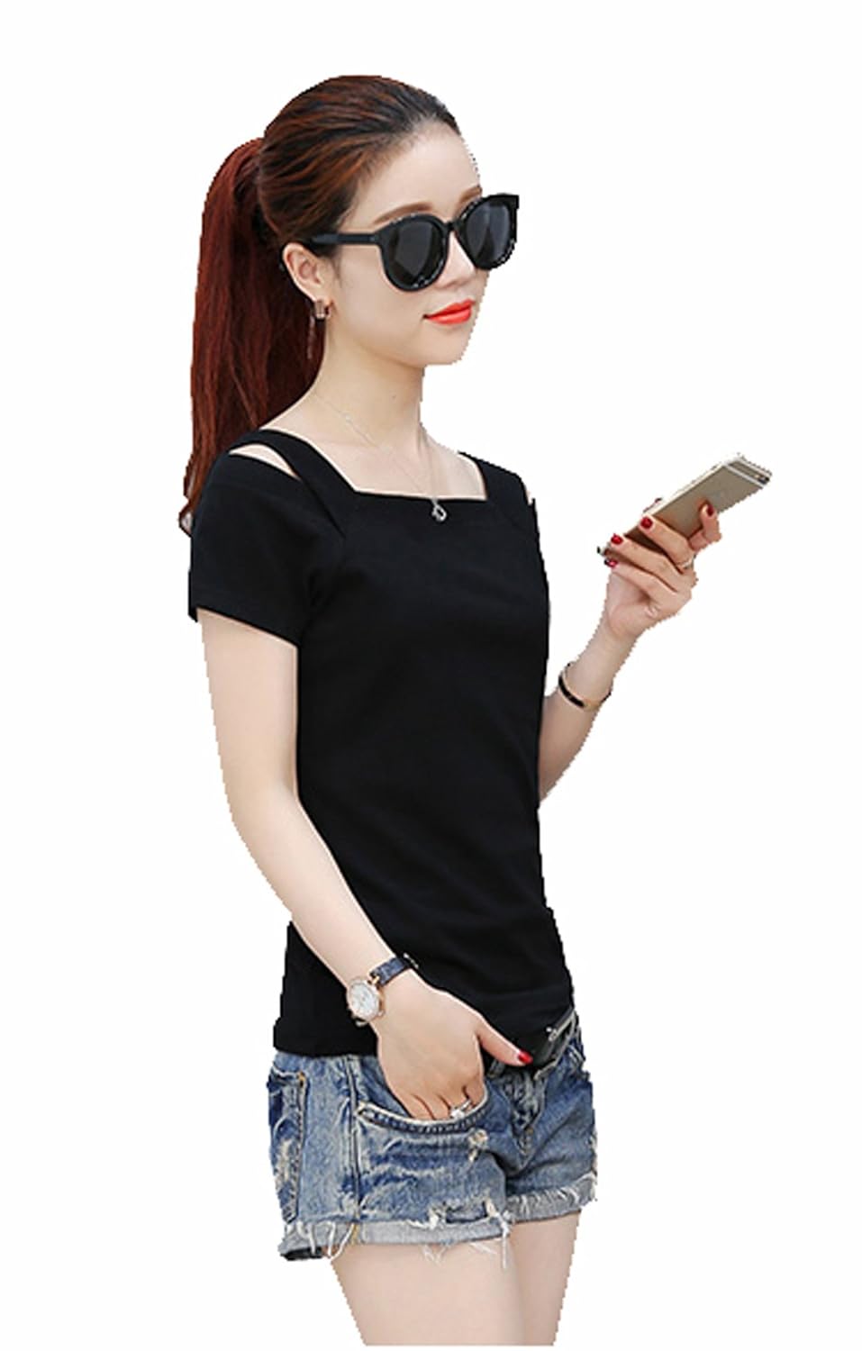 purvaja women's western wear top (of_shr)