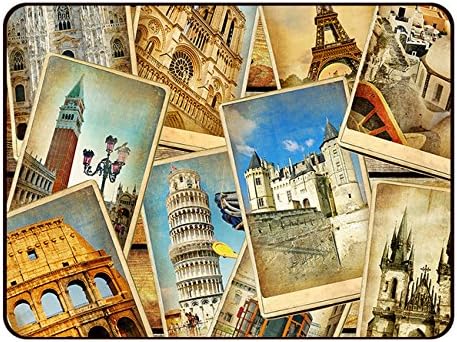 PEDEA Design Mouse Pad, Vintage Travel, 22 x 18 cm - Image 4