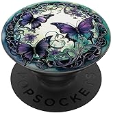 Purple Butterfly PopSockets Adhesive PopGrip