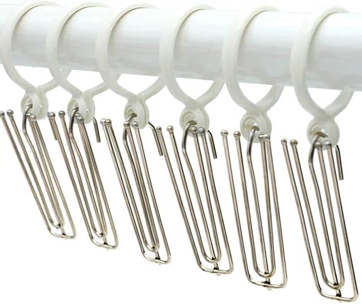 VOSAREA Metall Prise Falten Vorhang Haken Pins für Fenstervorhang