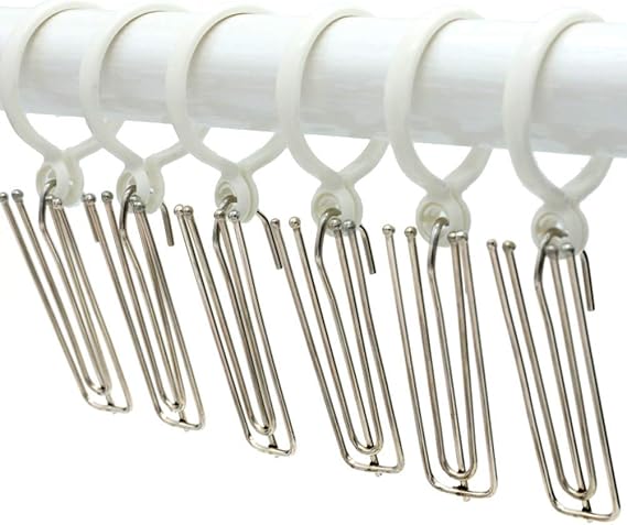 VOSAREA Metall Prise Falten Vorhang Haken Pins für Fenstervorhang