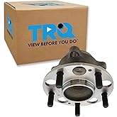 TRQ Rear Driver Side Passenger Side Wheel Bearing & Hub Assembly with ABS Sensor Compatible with 2015-2020 Acura TLX 2013-2023 Honda Accord