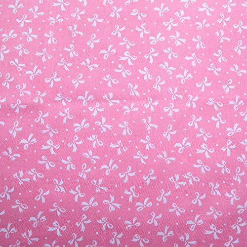 iNee Bowtie Cotton Fabric by The Yard, 100% Cotton, 2 Yards