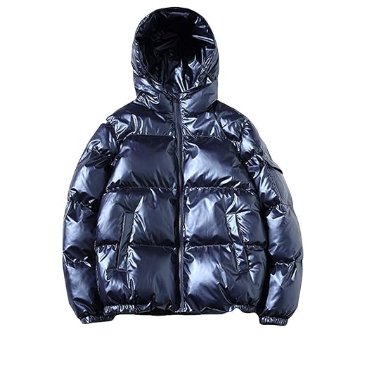 LeeMon(Sparen Sie 30%) Damen Winter Daunenmantel Daunenjacke Hoodie Frauen Winter Einfarbig Winterjacke Jacke Mantel Slim Fit