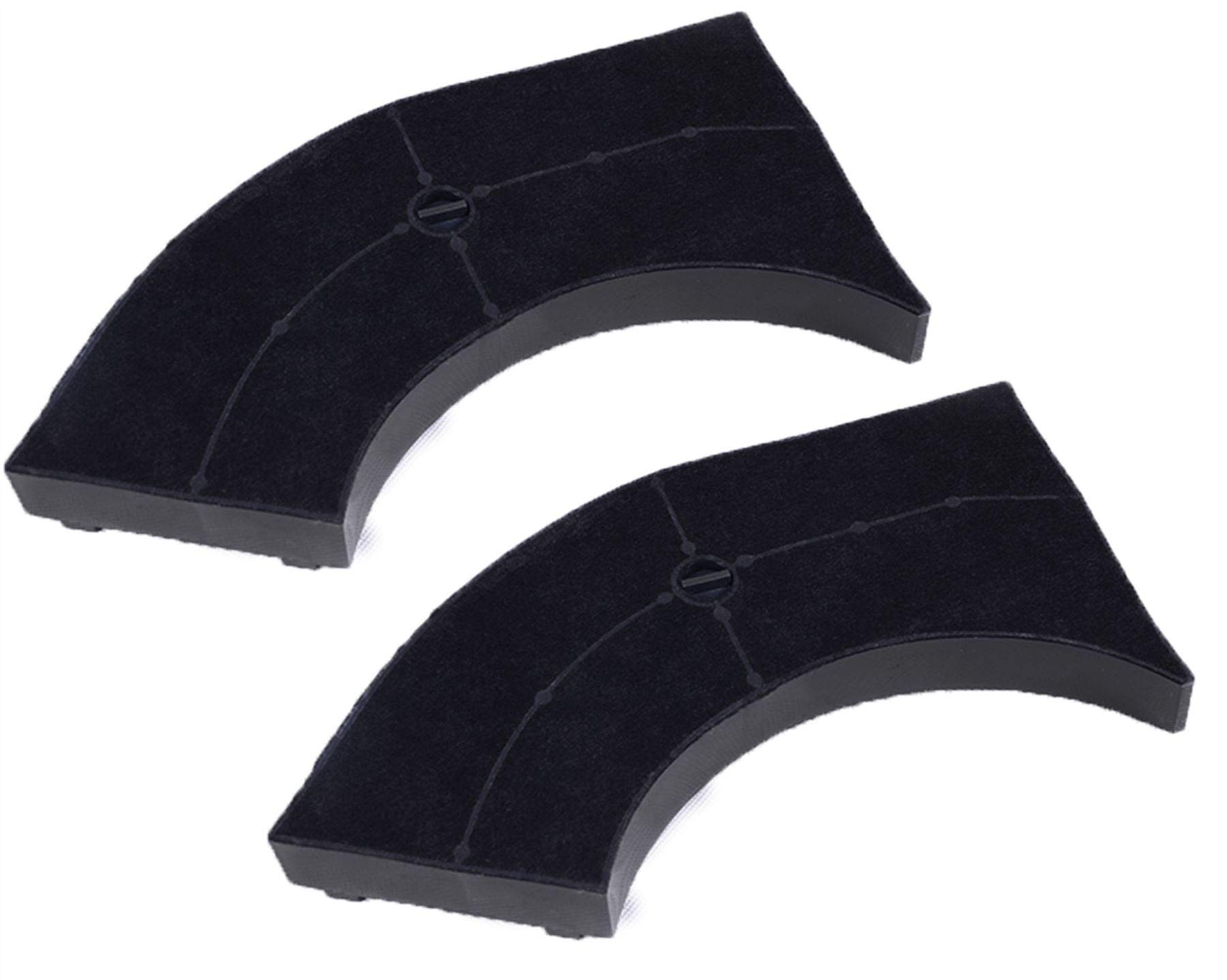 AquaHouse cooker hood filters compatible with Whirlpool 481281718533 AMC859 AKR441 AKR442 AKR443 HOOA00S AKR441WH AKR441IX Type 10 carbon filter (Pack of 2)