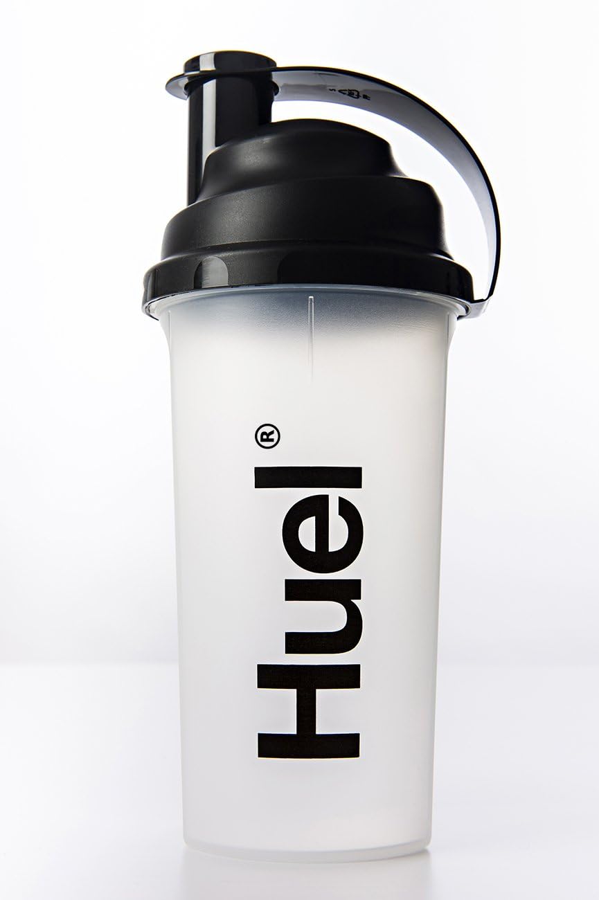 Huel Clear Shaker Bottle BPA Free LeakProof Shaker Cup (24Ounce) Health